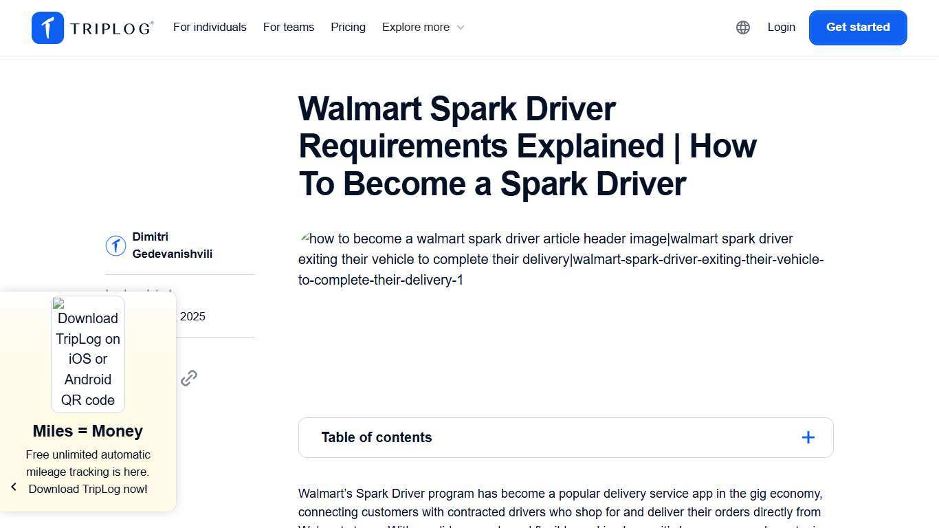 Walmart Spark Driver Requirements (2026 Update)